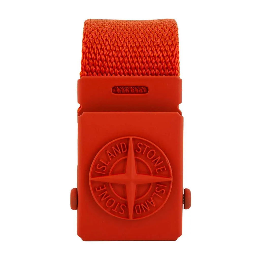 Stone Island Junior Compass Plaque Buckle Belt