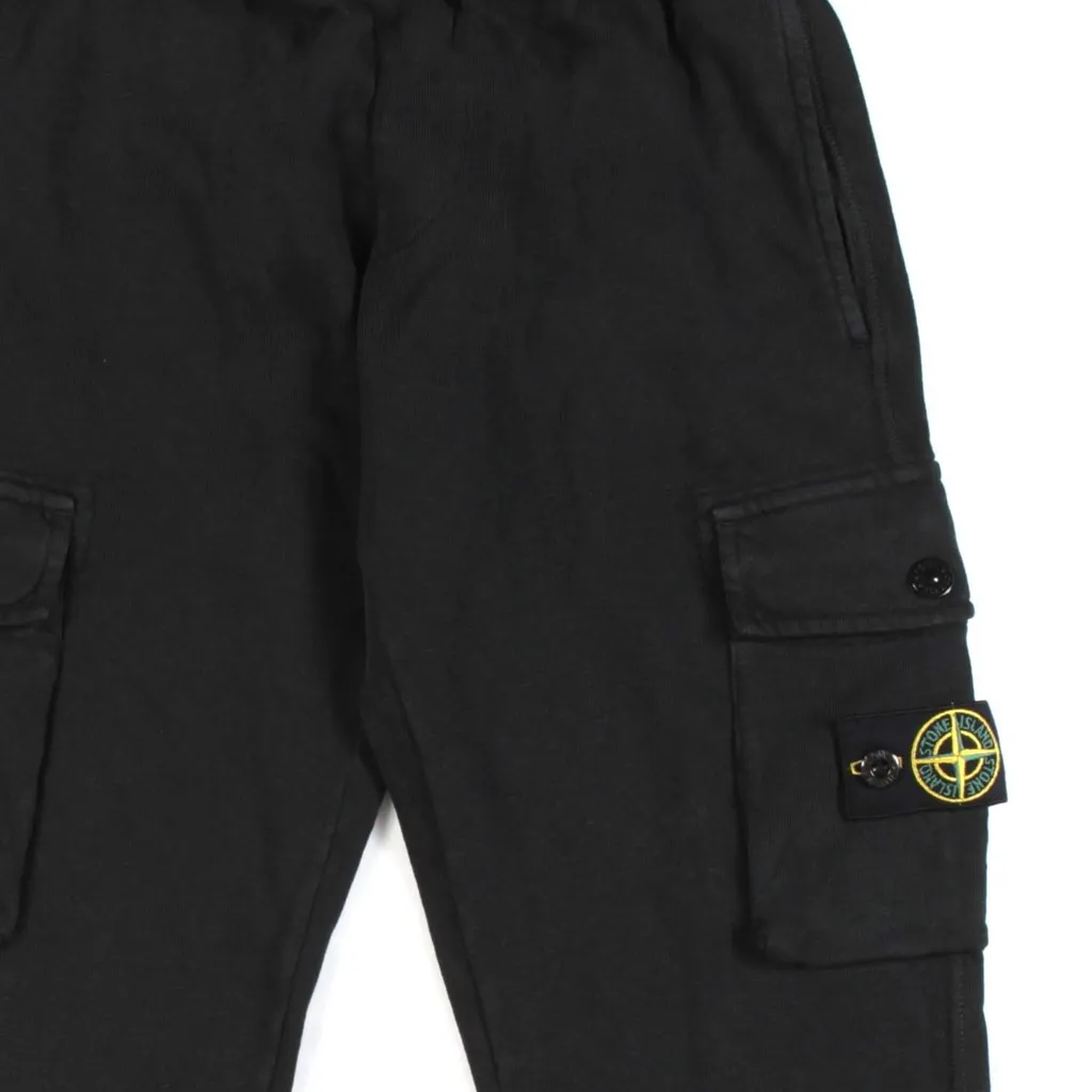 Stone Island Junior Logo-Patch Tapered Trousers
