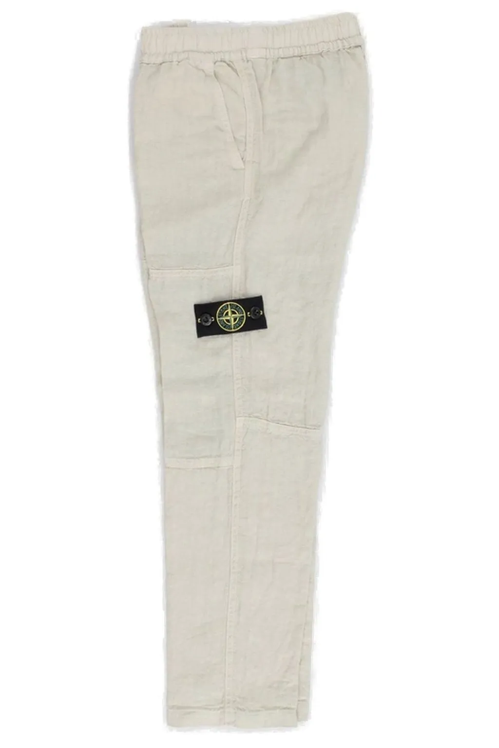 Stone Island Junior Logo Patch Straight-Leg Pants