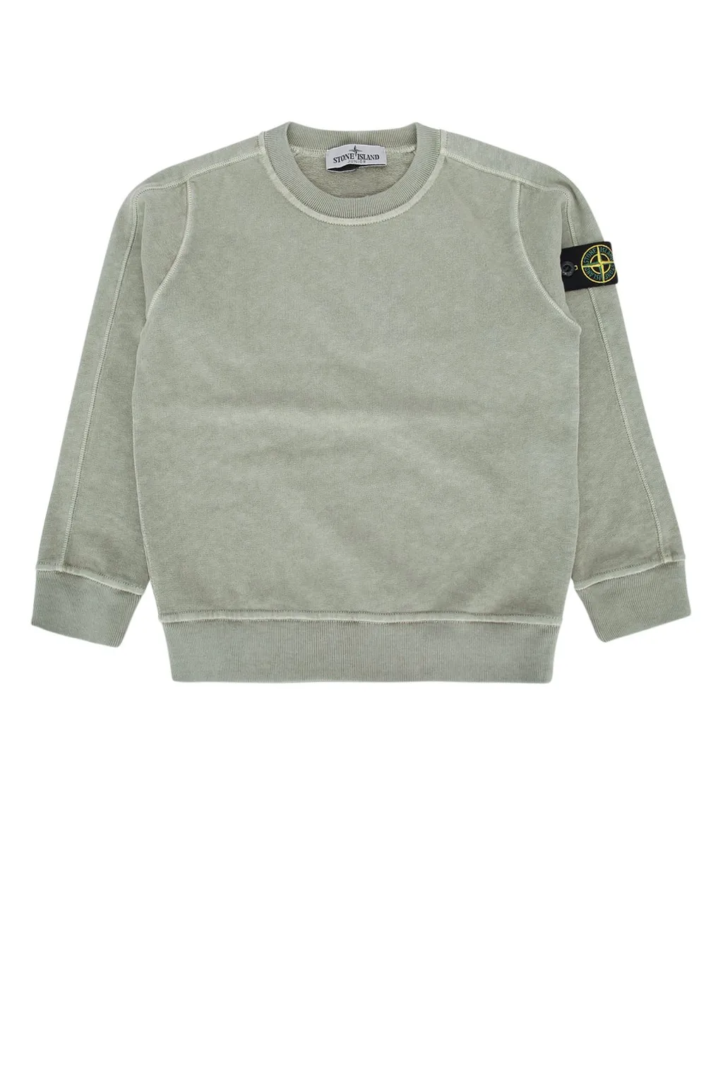 Stone Island Junior Logo Patch Crewneck Sweatshirt