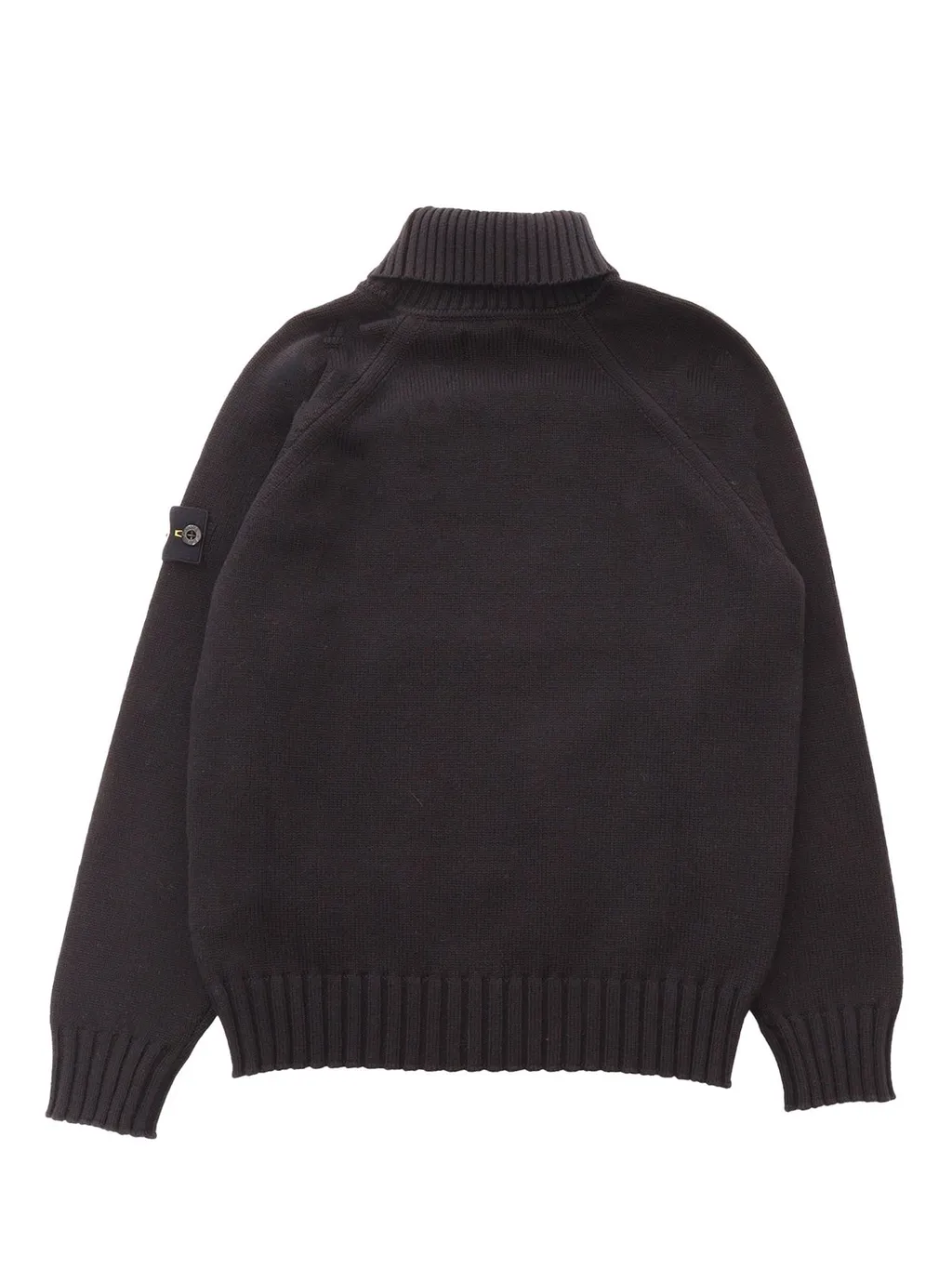 Stone Island Junior Logo Patch Knitted Jumper