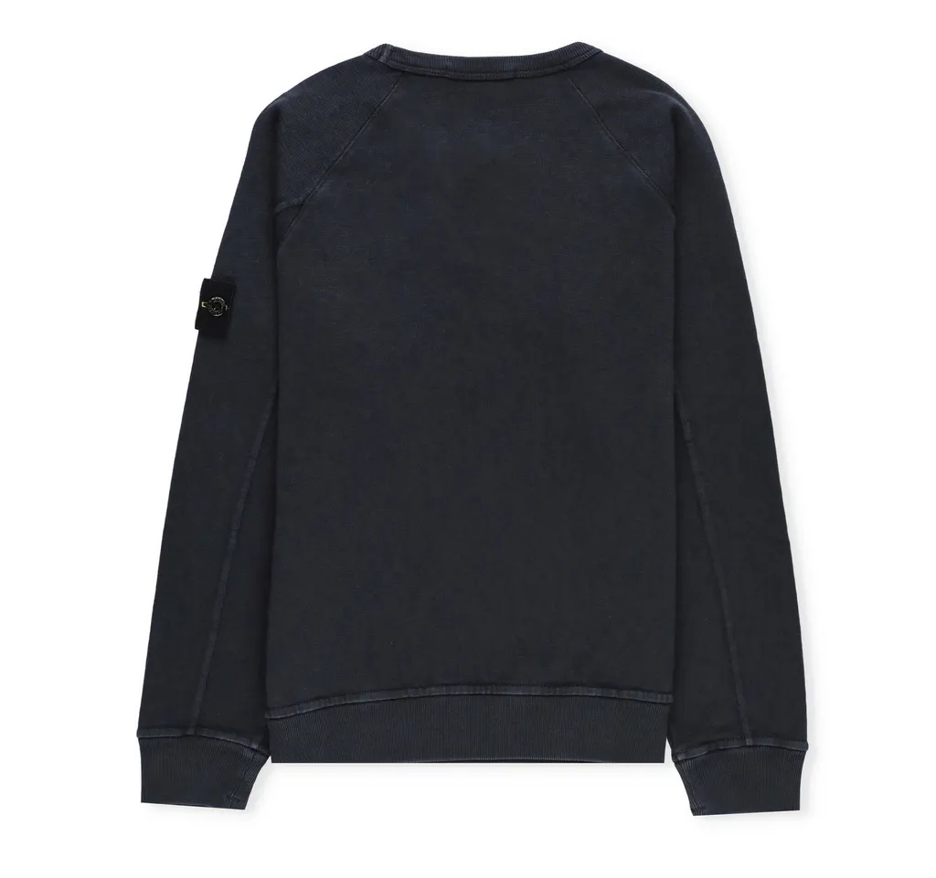Stone Island Junior Compass-Patch Crewneck Sweatshirt