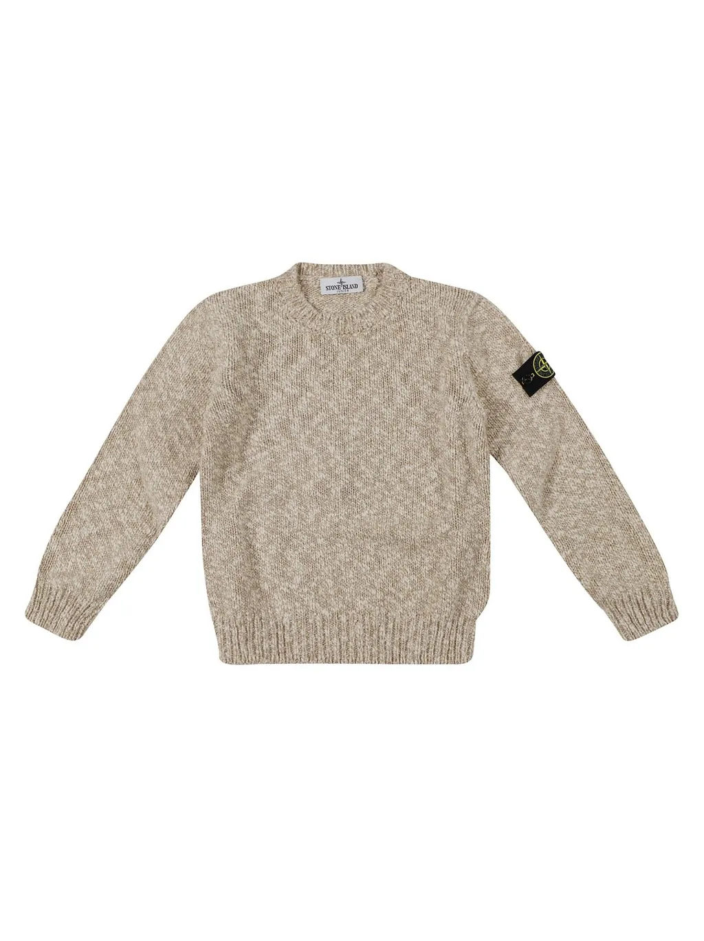 Stone Island Junior Logo Patch Crewneck Jumper