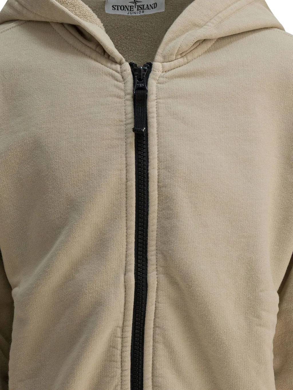 Stone Island Junior Compass Patch Zip-Up Hoodie
