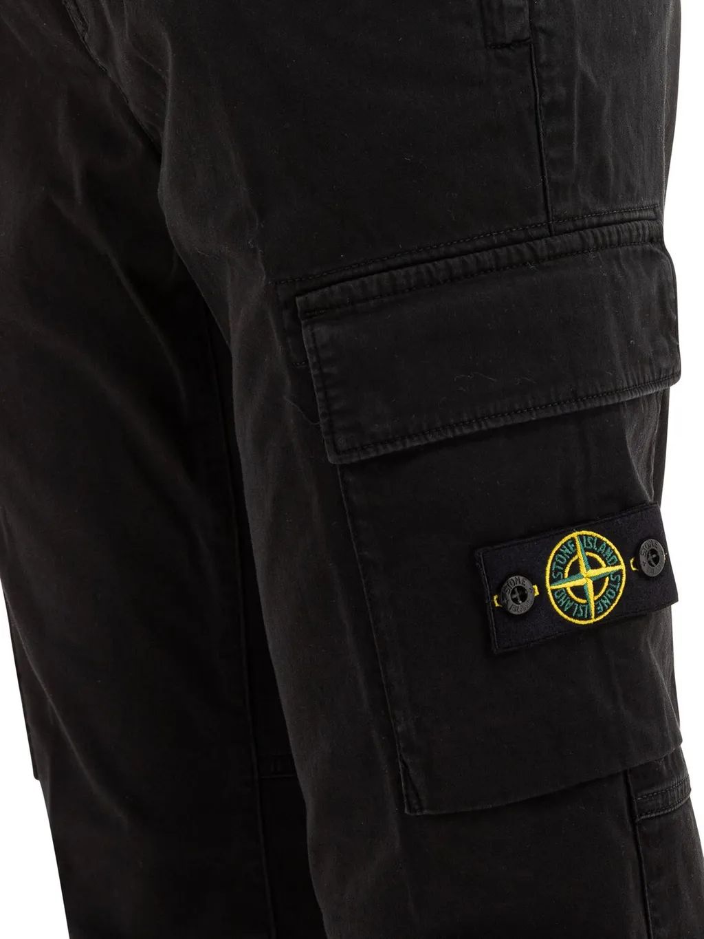 Stone Island Junior Logo-Patch Trousers