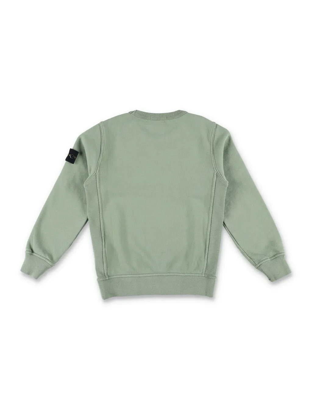 Stone Island Junior Compass Patch Crewneck Sweatshirt
