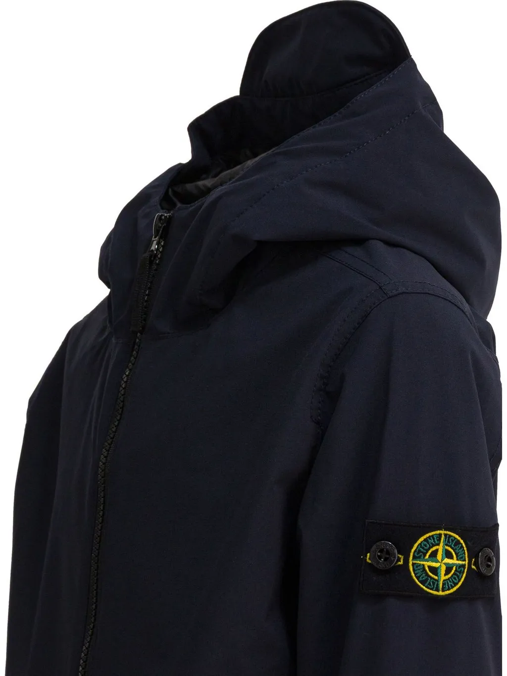 Stone Island Junior Compass Patch Hooded Jacket