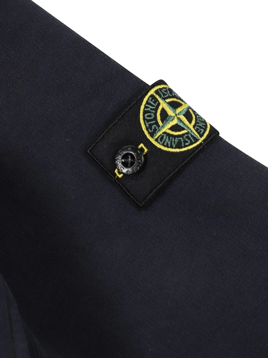 Stone Island Junior Logo Patch Half-Zip Sweatshirt