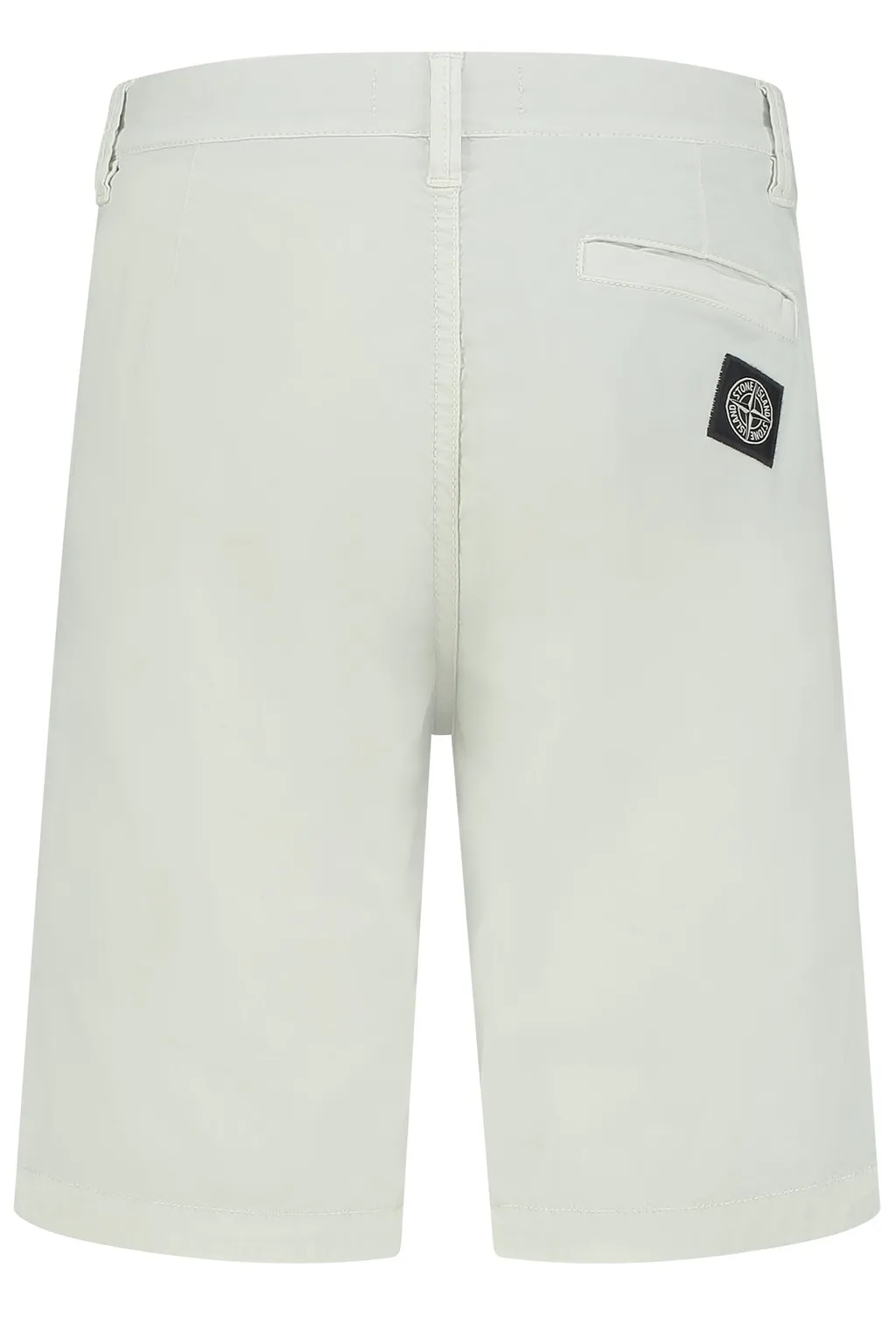 Stone Island Junior Button Detailed Logo Patch Shorts