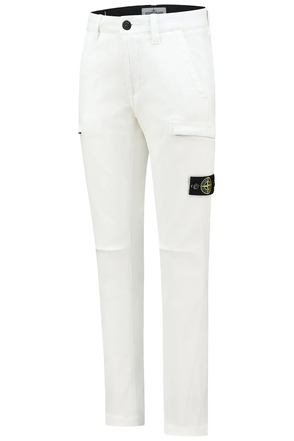 Stone Island Junior Logo Patch Cargo Trousers