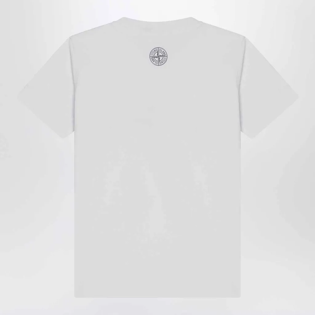 Stone Island Junior Logo Printed Crewneck T-Shirt