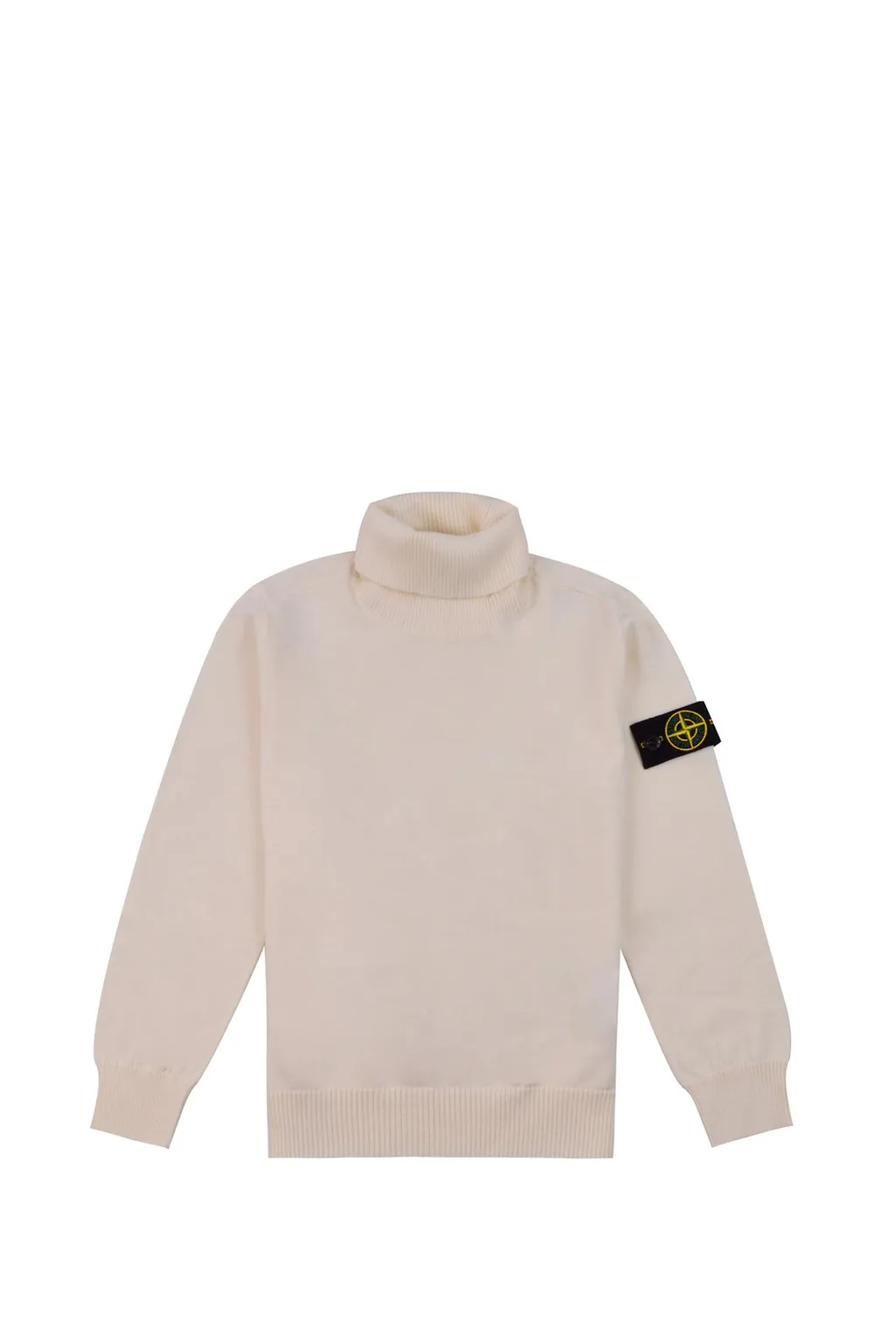 Stone Island Junior Compass-Badge Roll-Neck Jumper