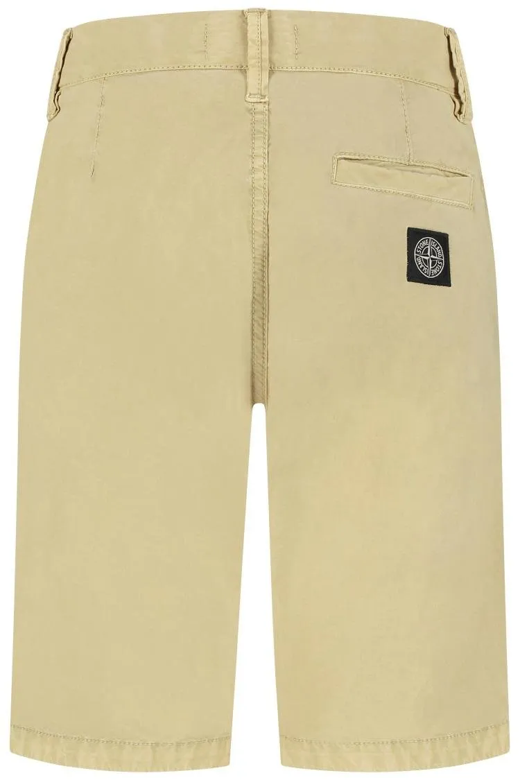 Stone Island Junior Logo Patch Knee-Length Shorts