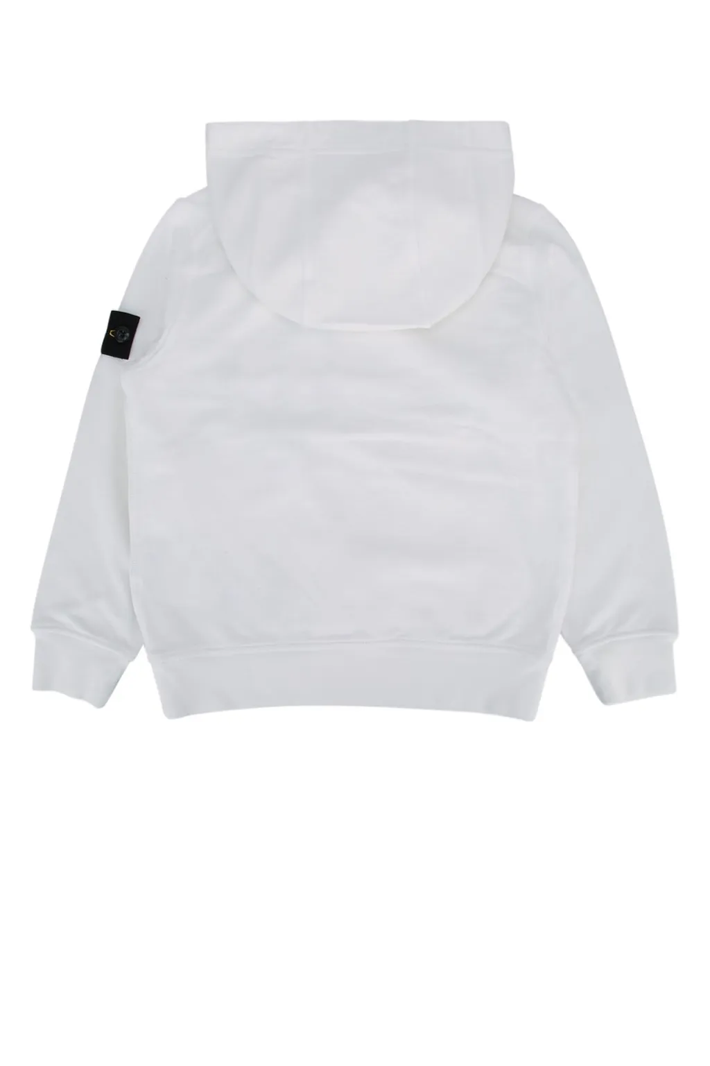 Stone Island Junior Compass Patch Fleece Hoodie