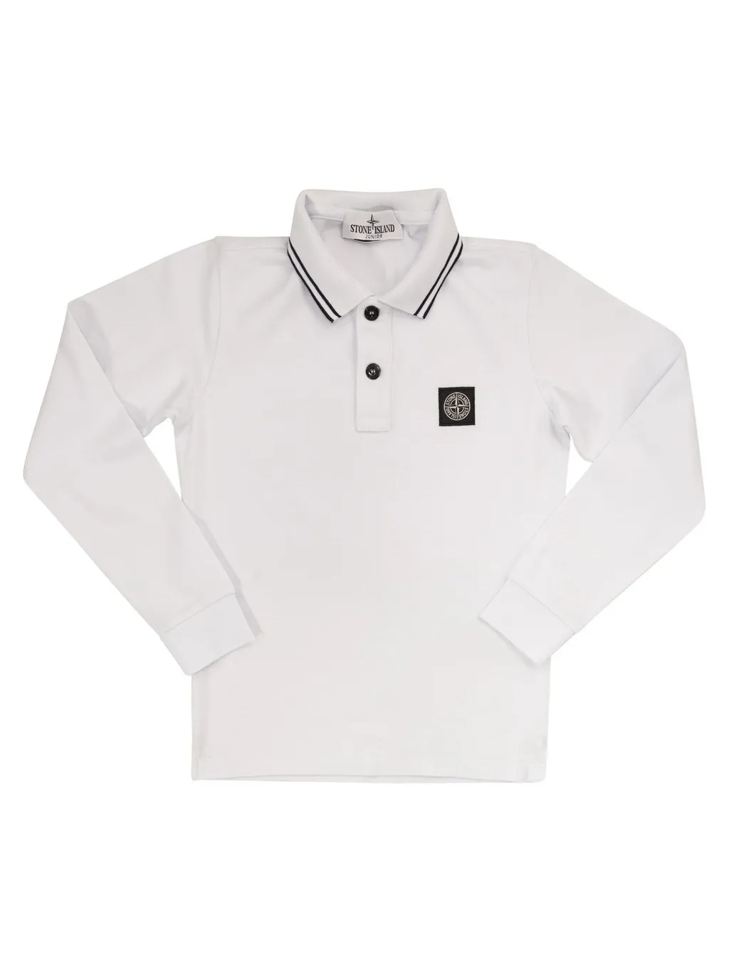 Stone Island Junior Logo Patch Polo Shirt