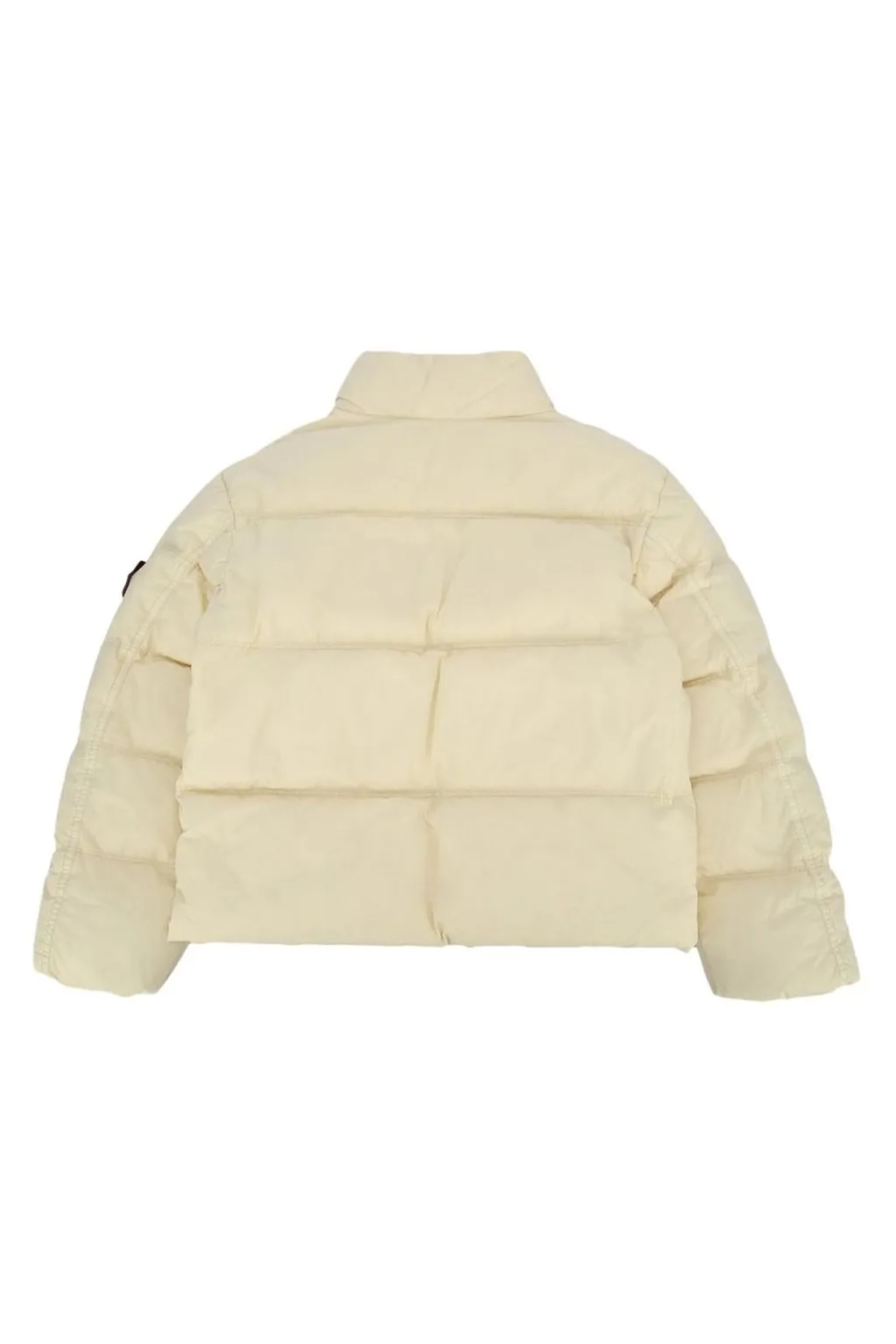 Stone Island Junior Logo Patch Zip-Up Jacket