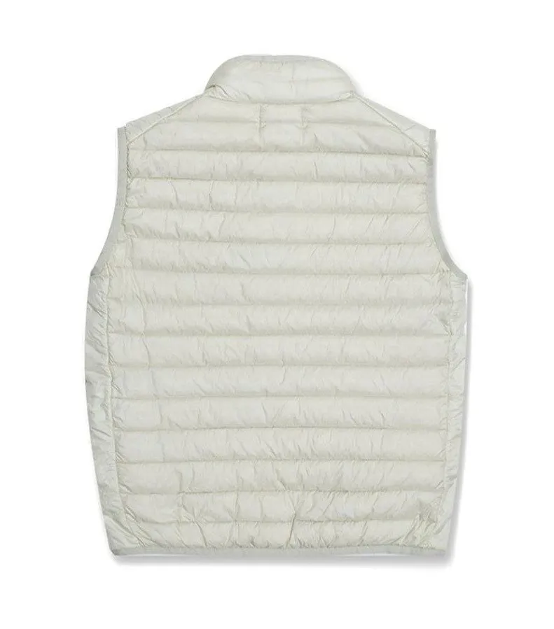 Stone Island Junior Logo Patch Zip-Up Sleeveless Gilet