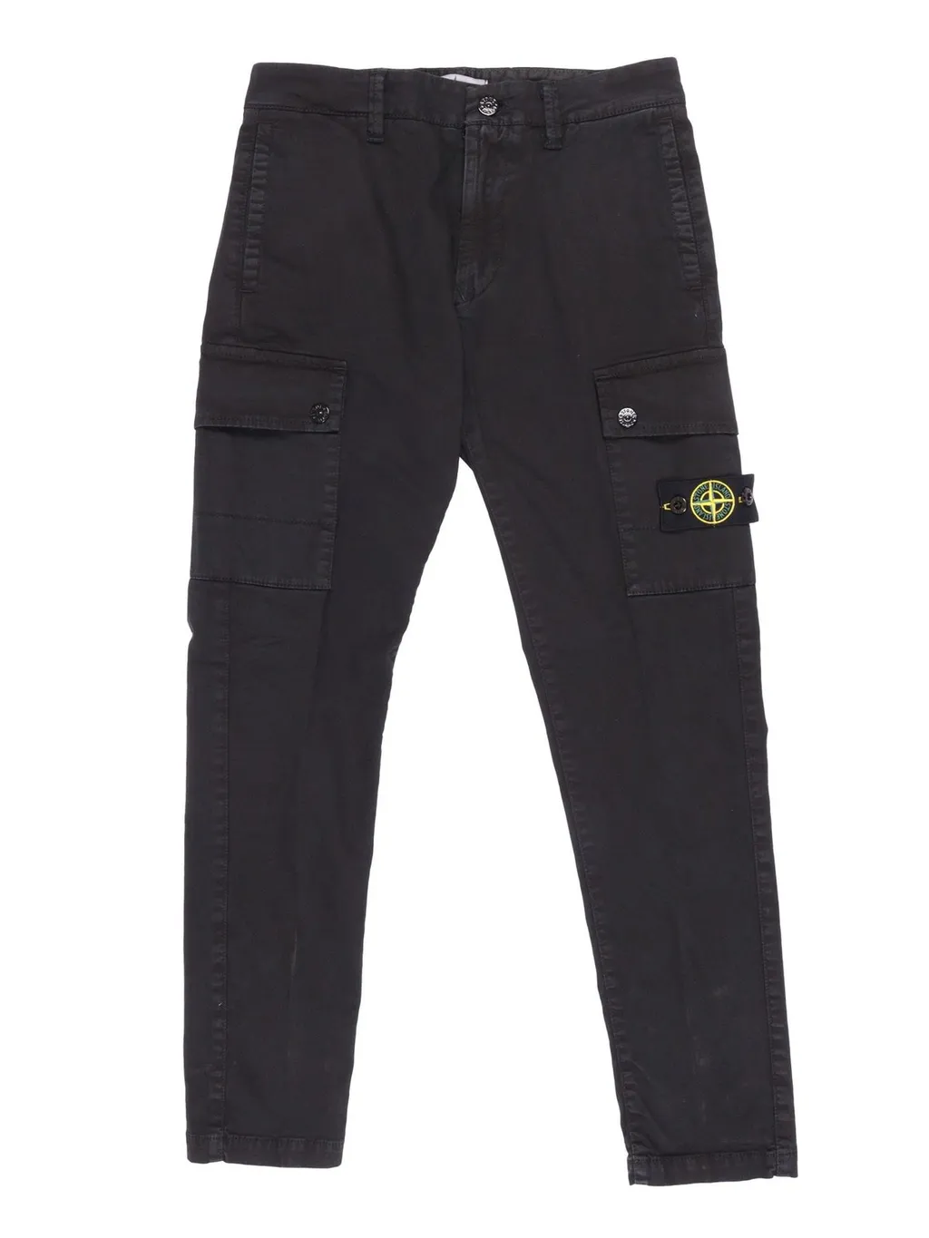 Stone Island Junior Regular Tapered Fit Cargo Pants