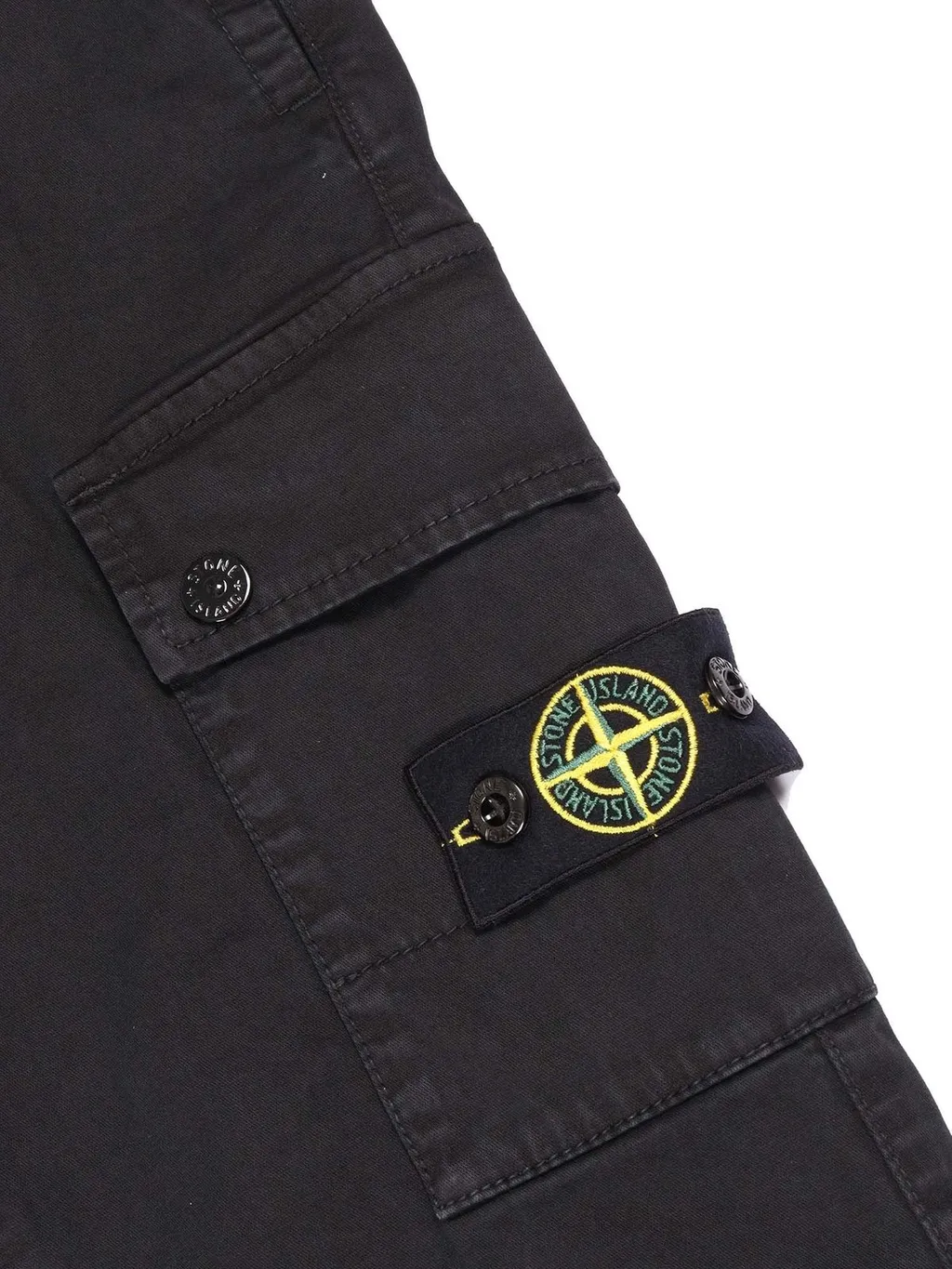 Stone Island Junior Regular Tapered Fit Cargo Pants