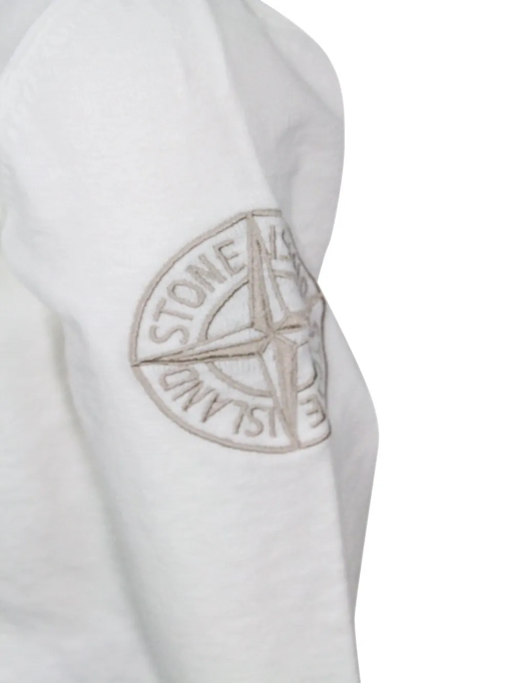 Stone Island Junior Compass Embroidered Long-Sleeved T-Shirt