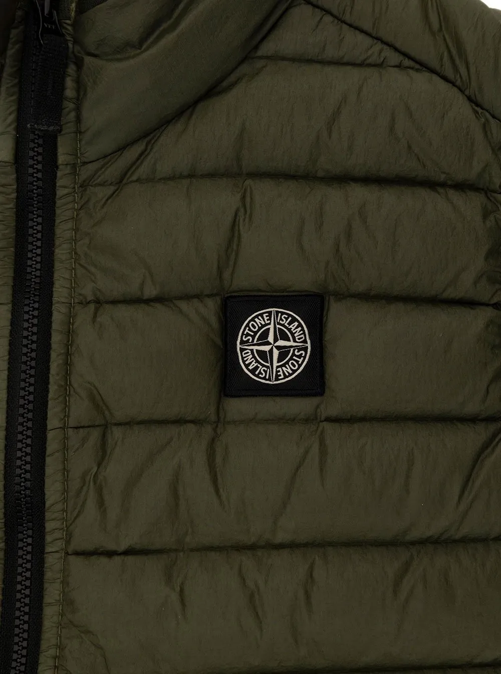 Stone Island Junior Compass-Motif Zipped Gilet