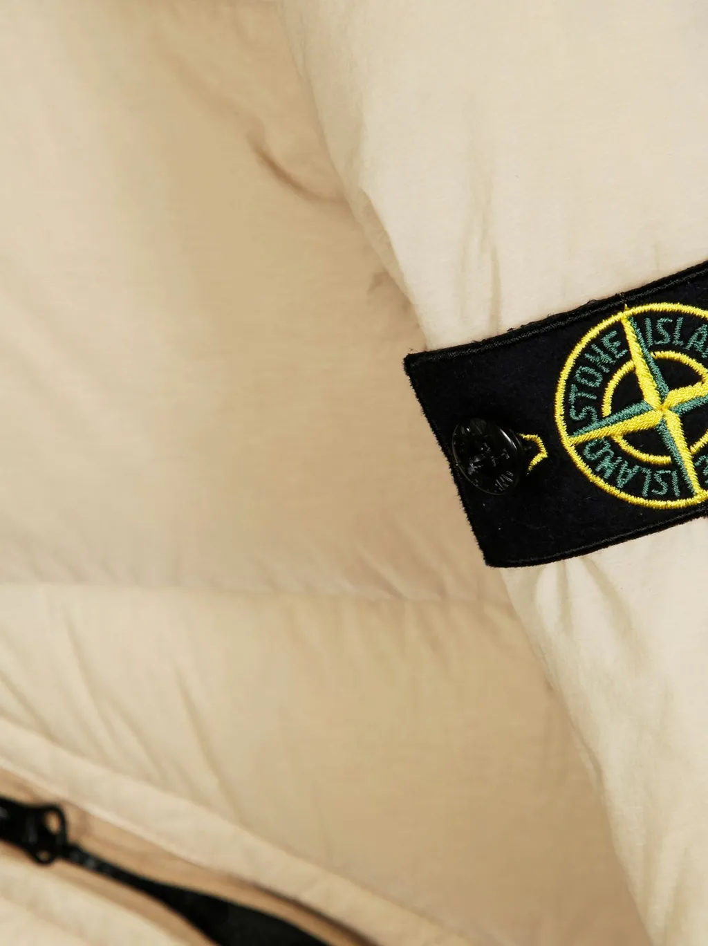 Stone Island Junior Logo Patch Bomber Padded Jacket