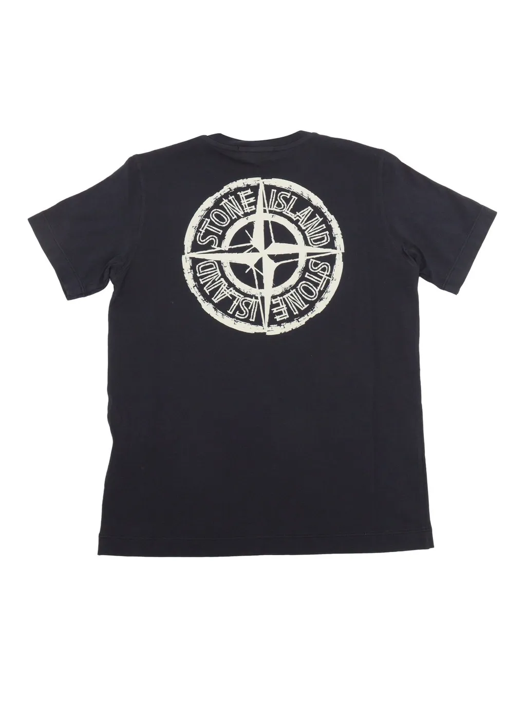 Stone Island Junior Compass Printed Crewneck T-Shirt
