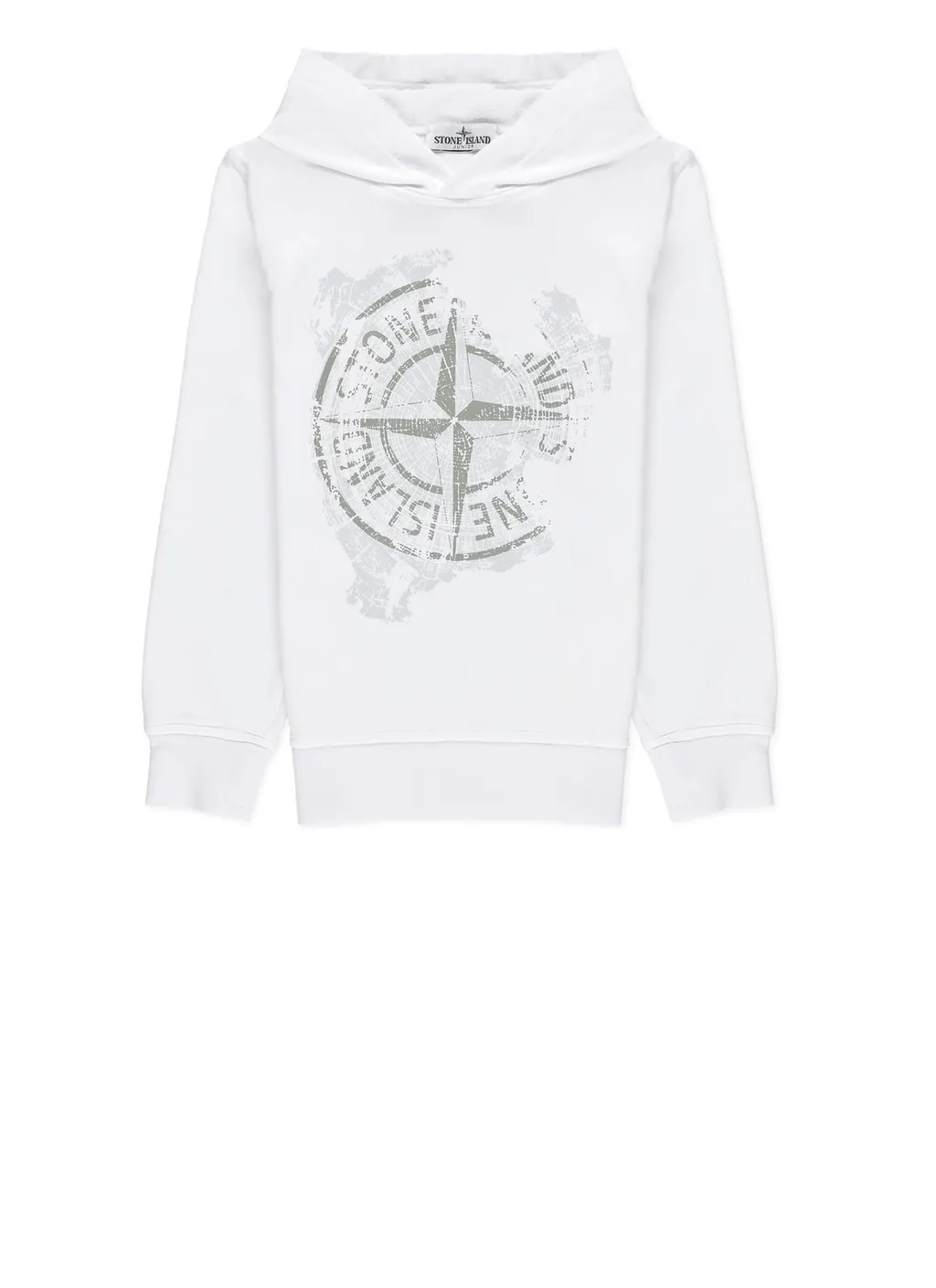 Stone Island Junior Logo-Printed Hoodie