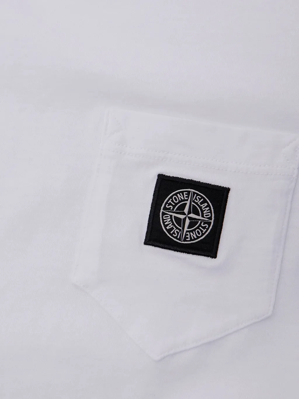 Stone Island Junior Logo Patch Crewneck T-Shirt