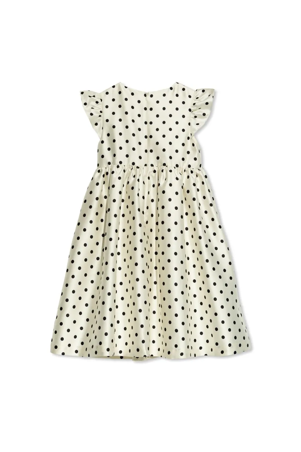 Self-Portrait Kids Polka Dot Taffeta Dress