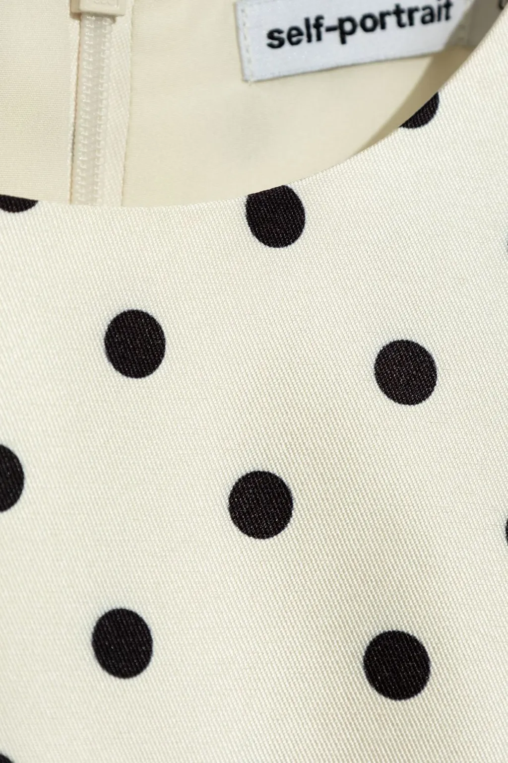 Self-Portrait Kids Polka Dot Taffeta Dress