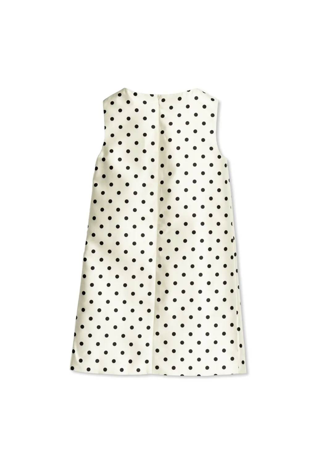 Self-Portrait Kids Sleeveless Polka Dot Taffeta Dress