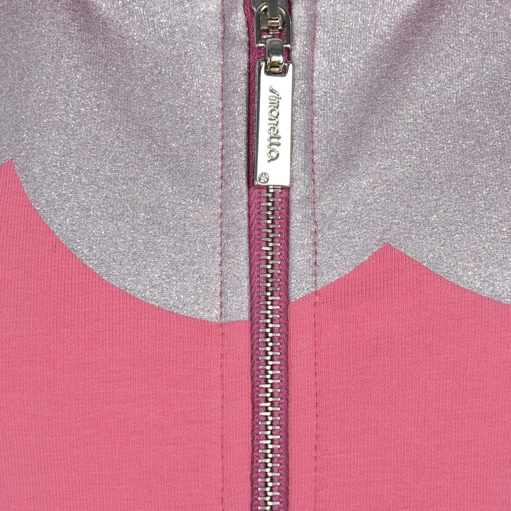 Simonetta Sheep Printed Zipped Hoodie