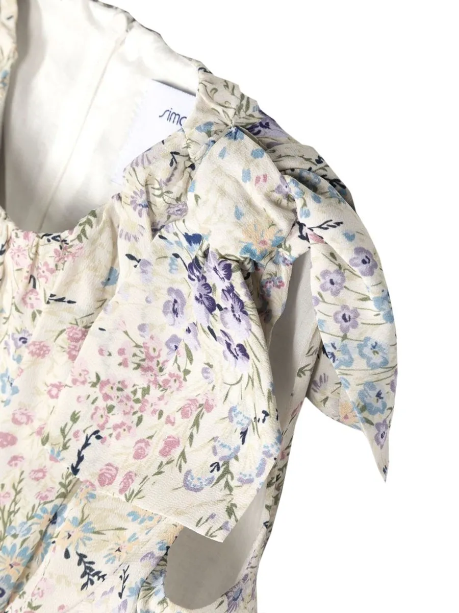 Simonetta Floral Print Sm Dress