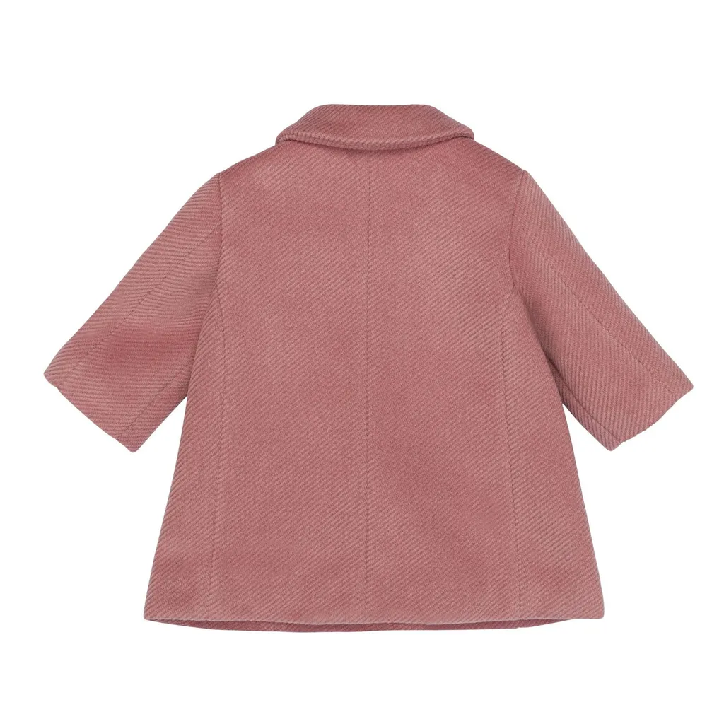 Simonetta Long-Sleeved Textured Coat