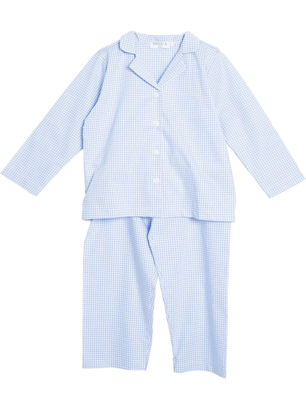 Siola Checked Two-Piece Pajamas