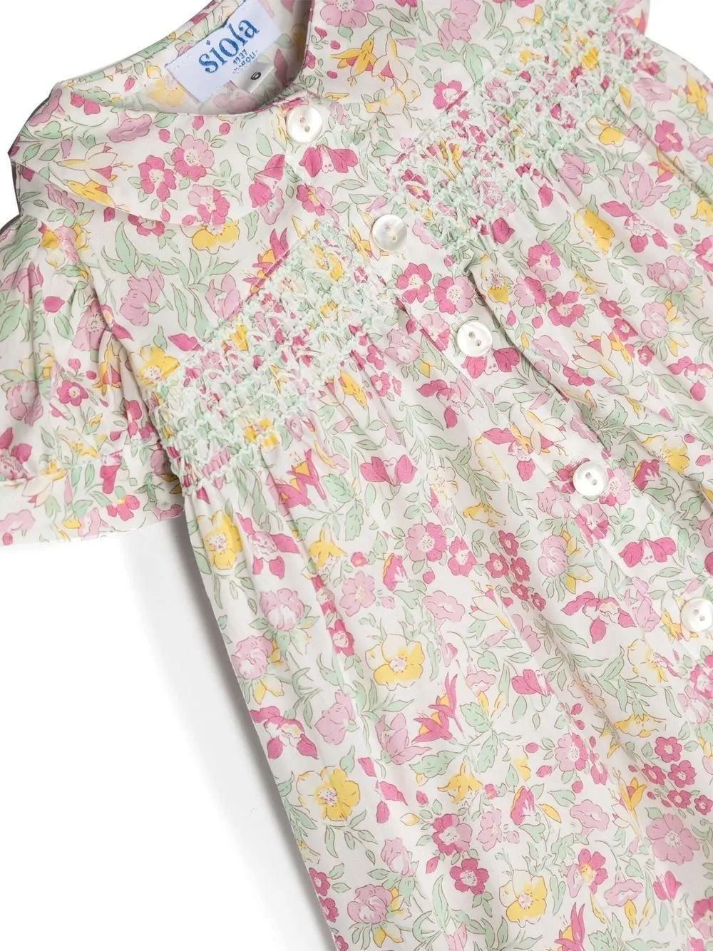 Siola Floral-Printed Short-Sleeved Dress