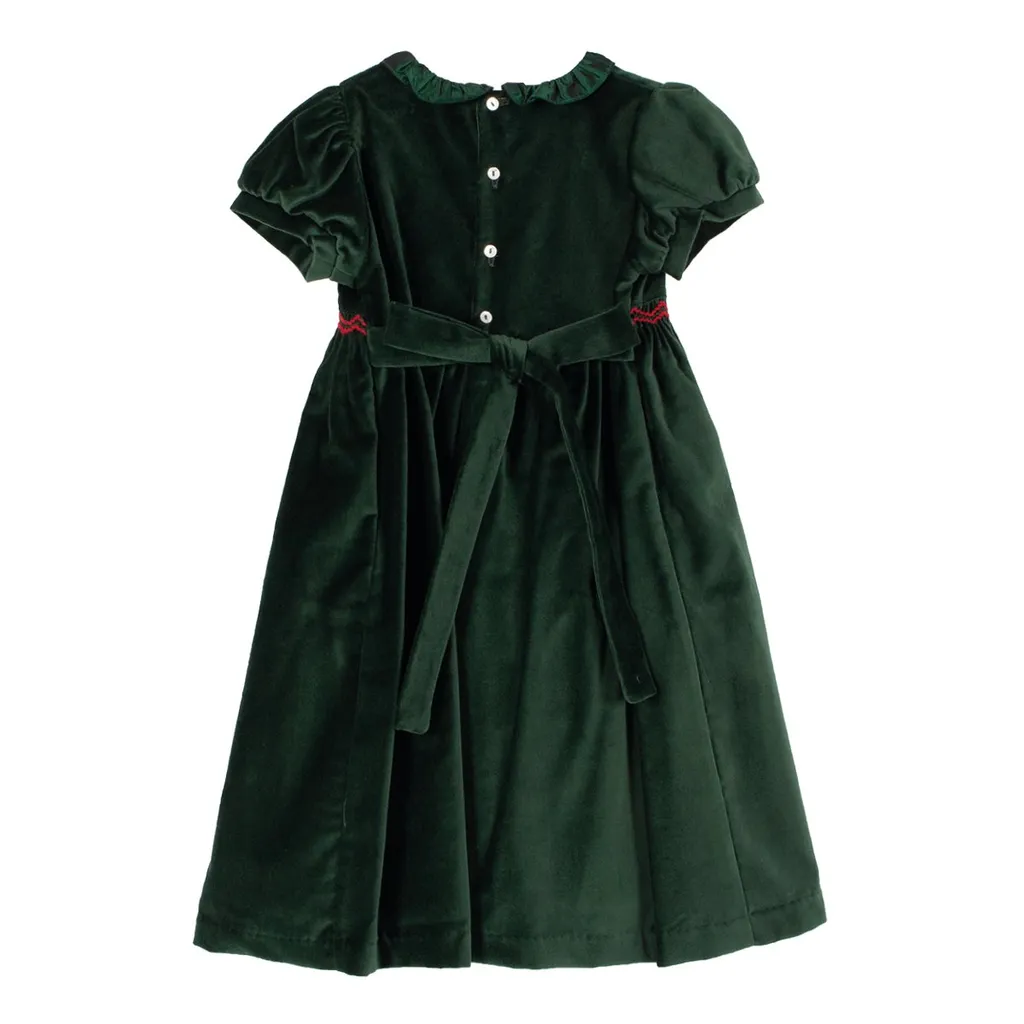 Siola Puff-Sleeved Crewneck Dress