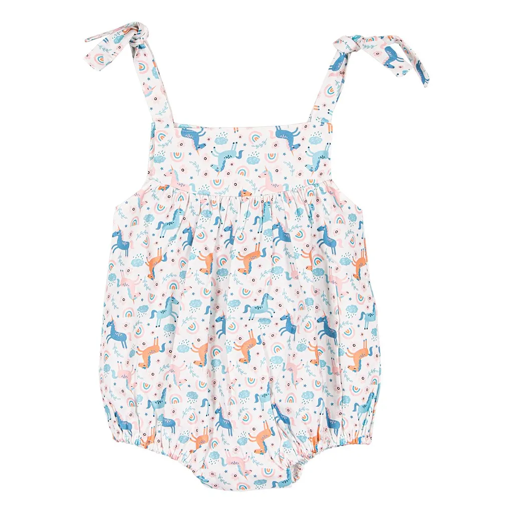 Siola Unicorn Printed Romper