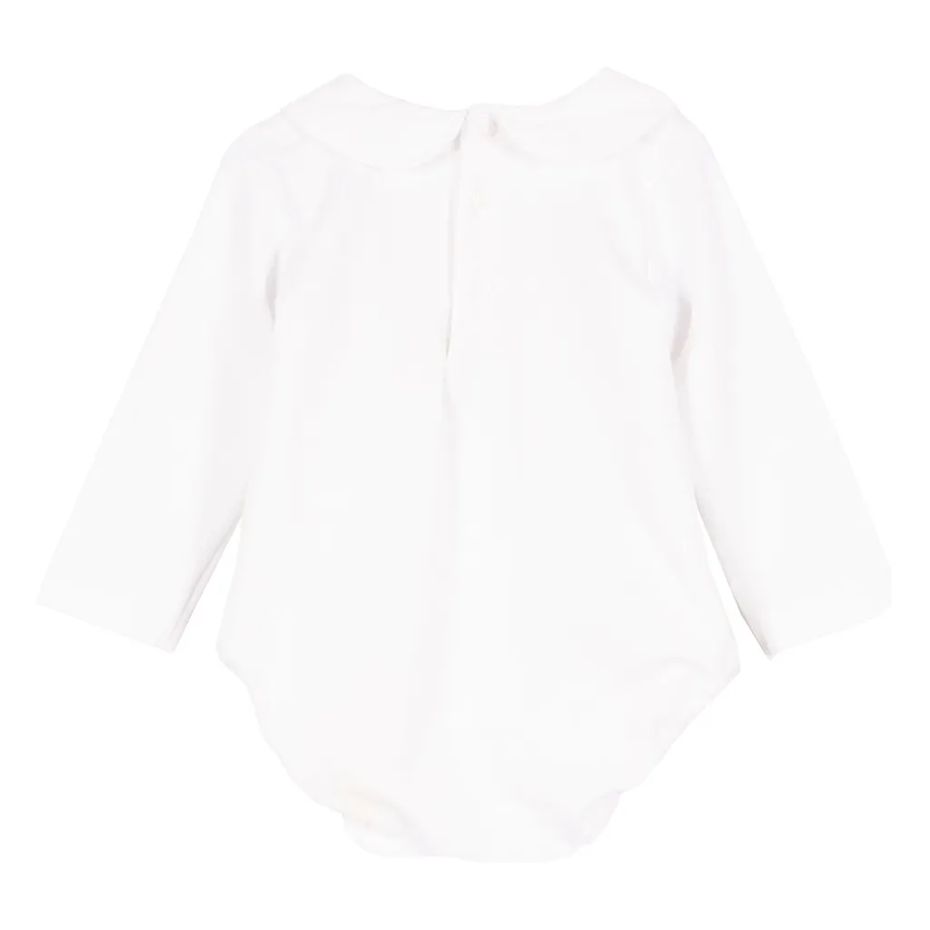 Siola Christmas Embroidered Long-Sleeved Bodysuit
