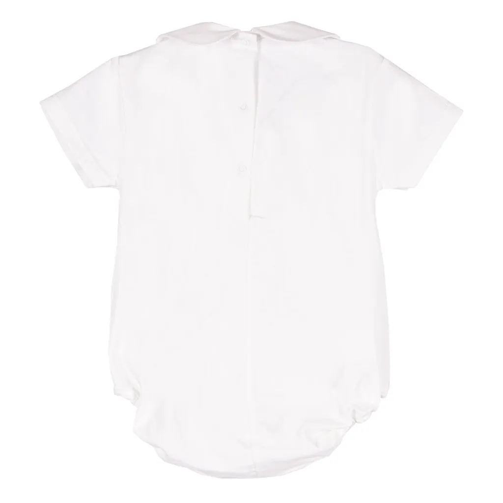 Siola Short-Sleeved Buttoned Bodysuit