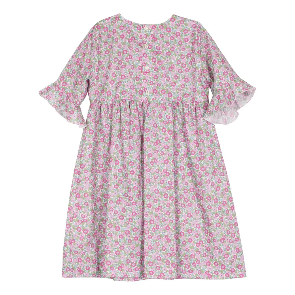Siola Flora-Printed Short-Sleeved Dress