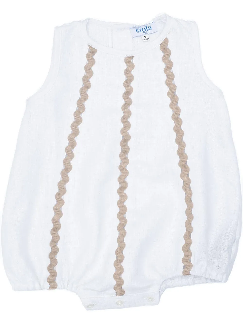 Siola Crewneck Buttoned Romper