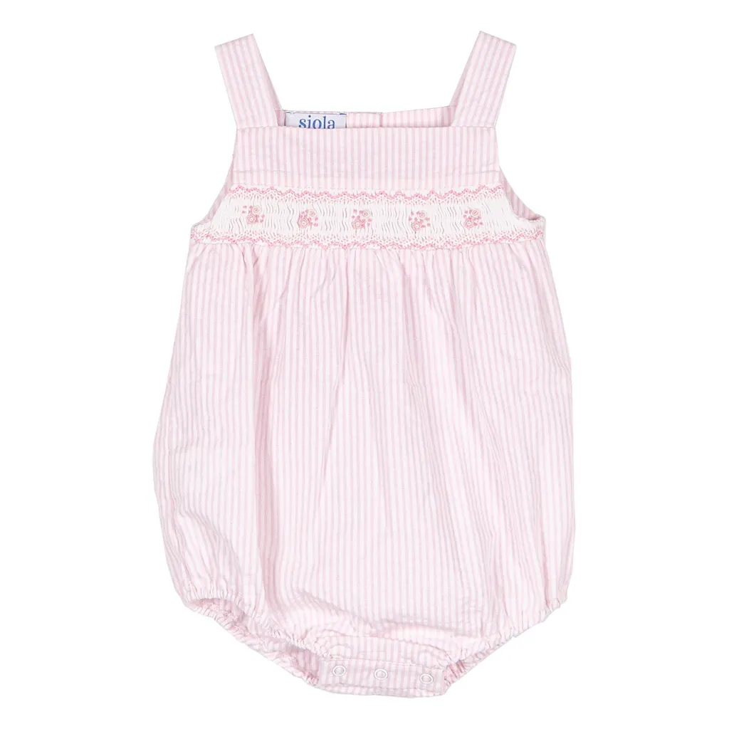 Siola Striped Square Neck Romper