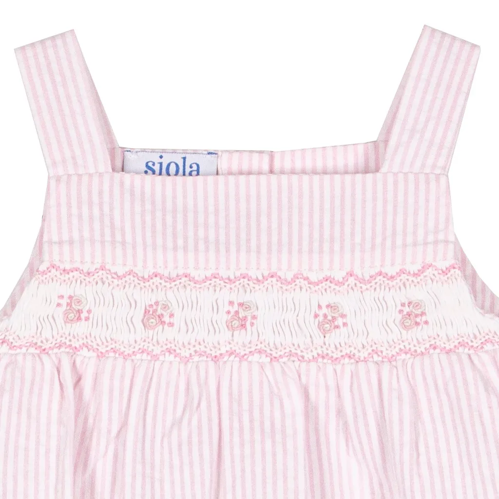 Siola Striped Square Neck Romper