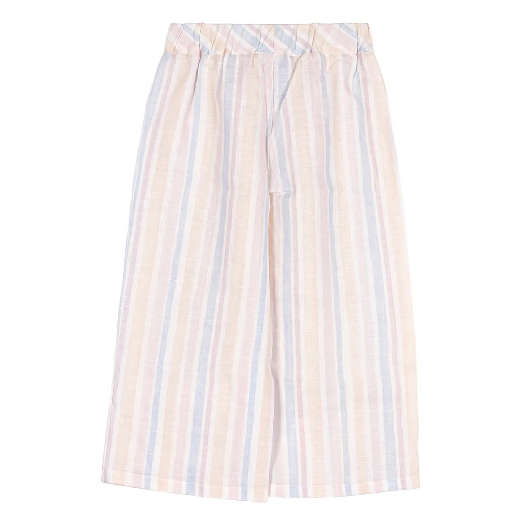 Siola Striped Elasticated Waistband Trousers