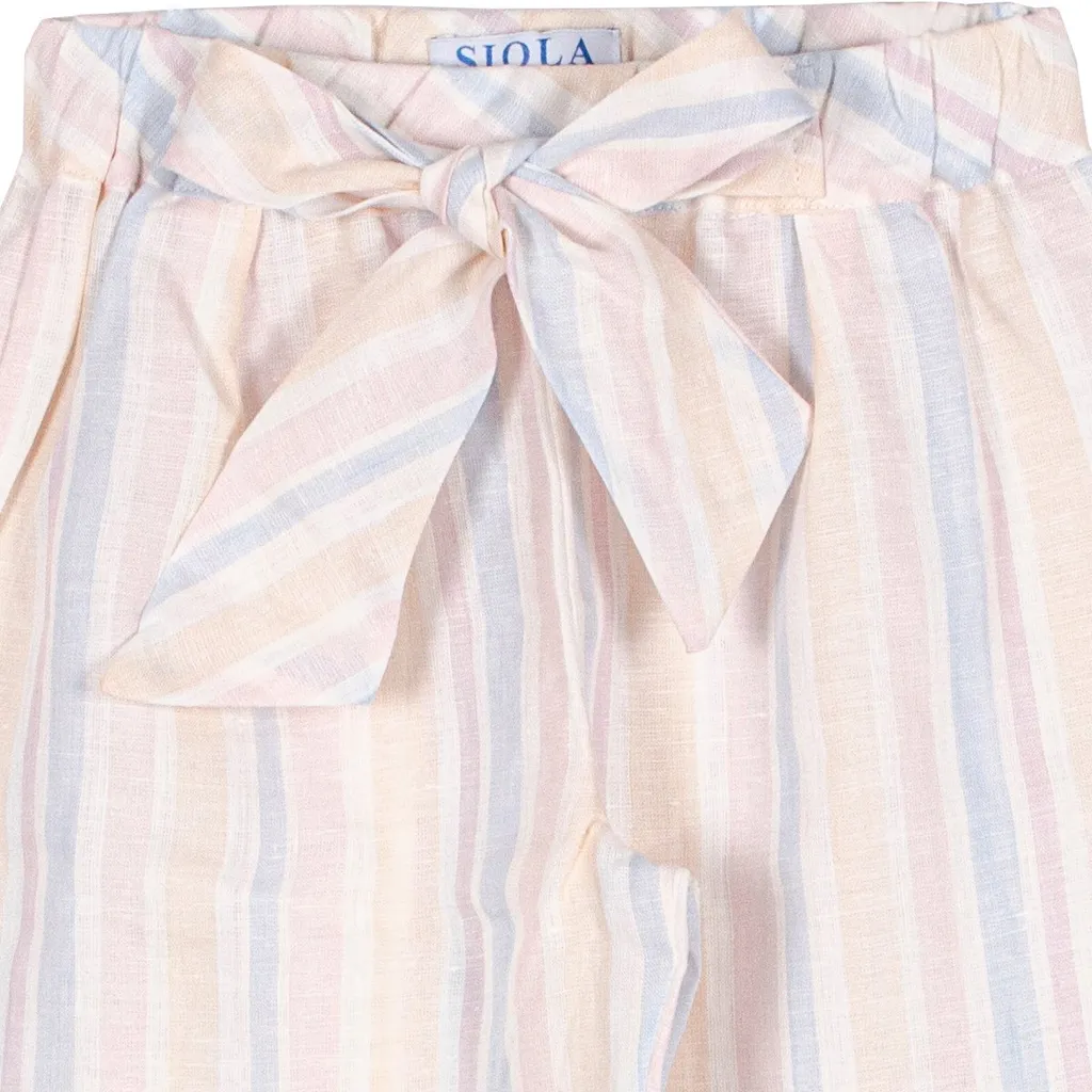 Siola Striped Elasticated Waistband Trousers