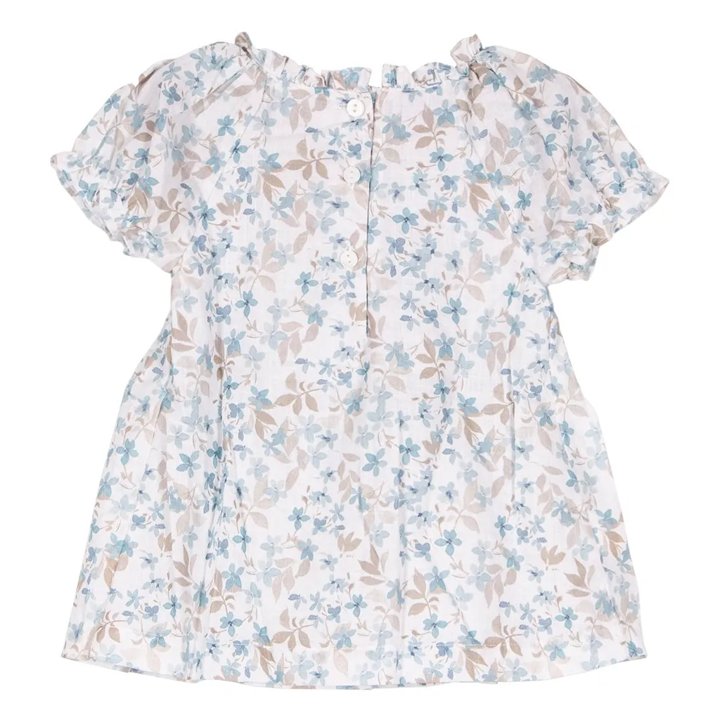 Siola Floral-Printed Puff-Sleeved Blouse