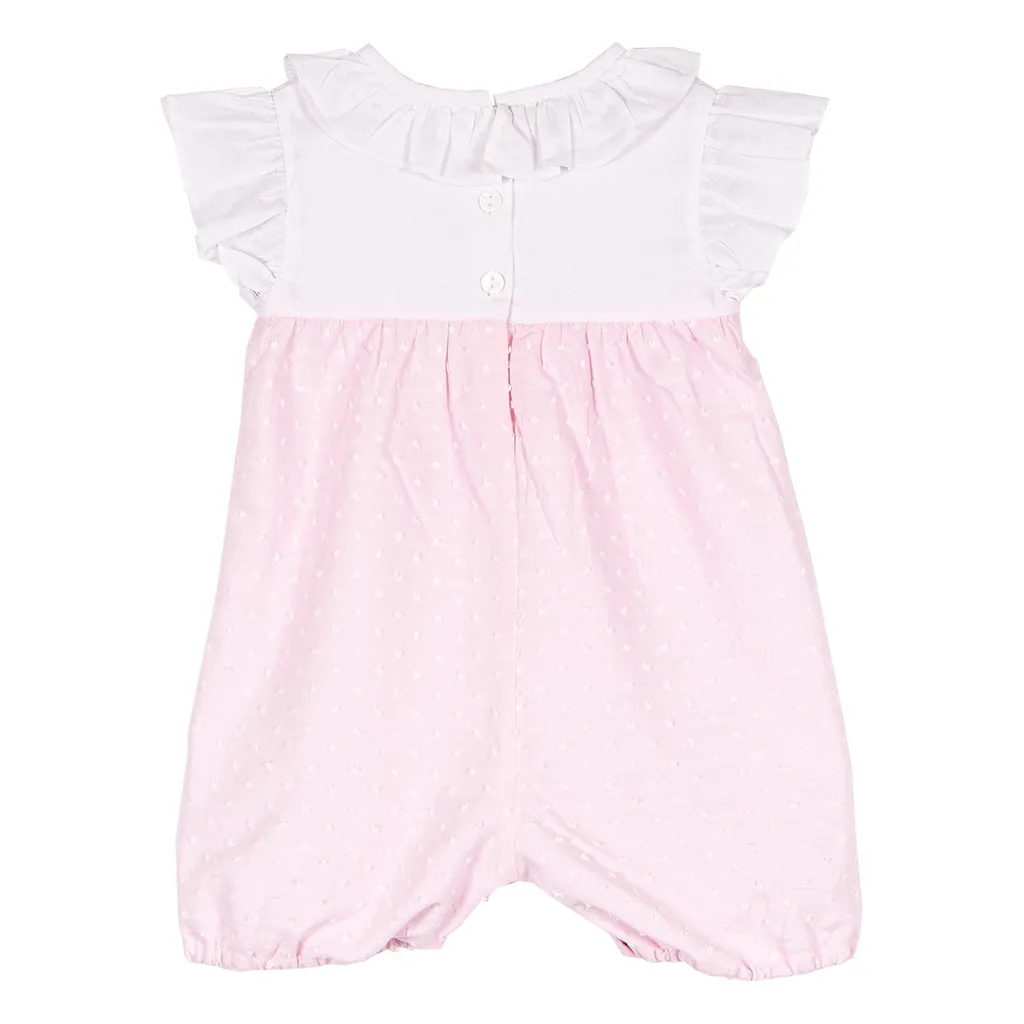 Siola Short-Sleeved Crewneck Romper