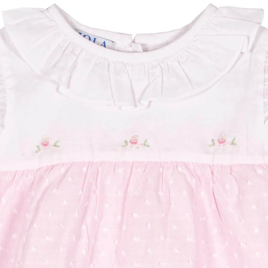 Siola Short-Sleeved Crewneck Romper